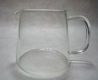 L形玻璃茶壺公杯